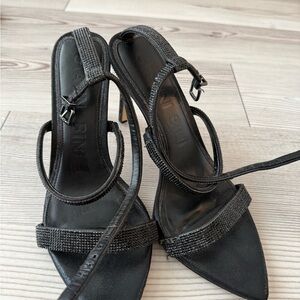 Gianni Bini Black Beaded Heels